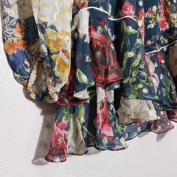 Hemant & Nandita Della Ruffle Mini Dress Great Condition - Med - Picture 7 of 15